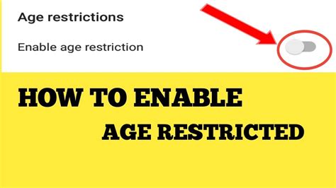 Best answer:you can also open restricted youtube videos without logging into the website. How to enable age restricted on video - YouTube