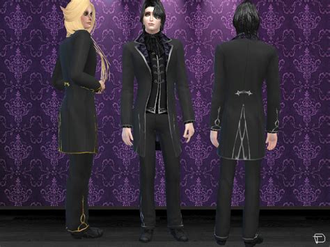 My Sims 4 Blog Gothic Style Clothing For Males And Females By Lunenore
