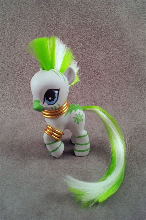 G4 Green Filly Zecora Custom Pony By Hannaliten On Deviantart My