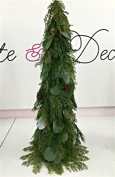 A Christmas Tree Topiary Celebrate Decorate In Christmas