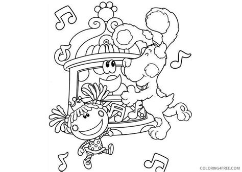 Blues Clues Coloring Pages Tv Film Blues Clues Party Printable 2020