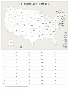 Worksheets labeled with are accessible to pro subscribers only. United States Map Quiz & Worksheet: USA Map Test with ...