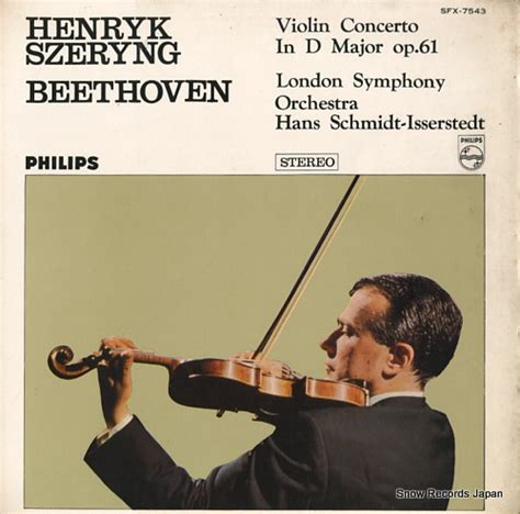 album beethoven violin concerto de henryk szeryng sur cdandlp