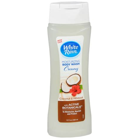 White Rain Creamy Moisturizing Body Wash Coconut And Hibiscus 12 Oz