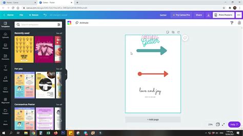 Create Poster Using Canva Youtube