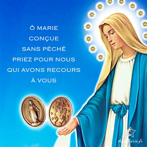 Prière Avec La Médaille Miraculeuse Pour Un Miracle Avec Marie