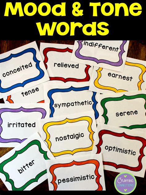 Authors Tone And Mood A Free Activity Crafting Connections