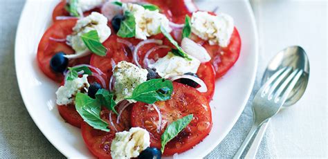 Tomato Buffalo Mozzarella And Olive Salad Wine Selectors