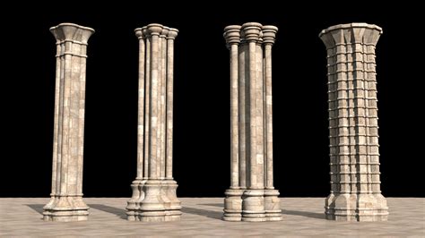 Pavel Baryshnikov Gothic Column Asset