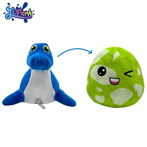 Jopark 2023 Plush Dolls Manufacturer Reversible Soft Toy Dinosaur