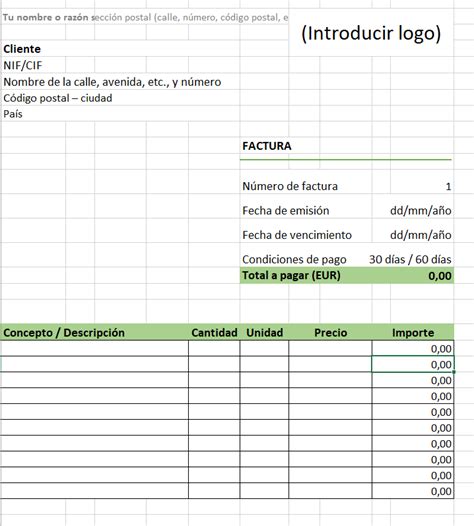 Modelos Y Plantillas De Facturas Simplificadas Modelo Factura Com