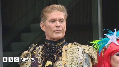 The Hoff Ready For Peter Pan Pantomime Bbc News