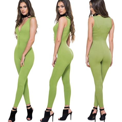 Buy Women Fitness Stretch Sexy Green Yoga Sets Jumpsuits Overall Gym Sportswear