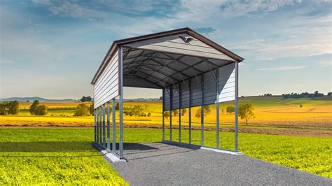 18x30x14 Metal Rv Cover Vertical Roof Eagle Carports