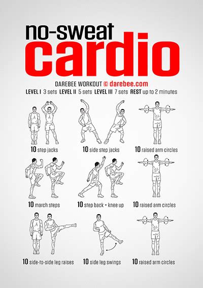 Darebee Workouts Sweat Workout Cardio Workout Cardio Workout At Home