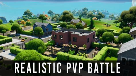 Realistic Pvp Battle New Map Dil Fortnite Creative Youtube