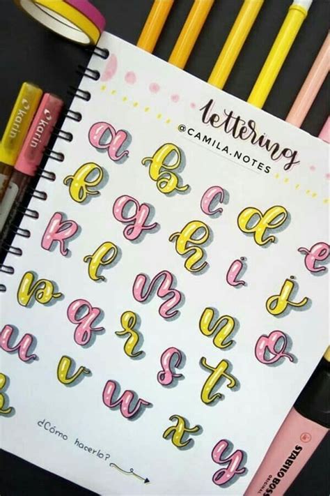 Lettering Letras Bonitas Y Faciles Tipos De Letras Abecedario