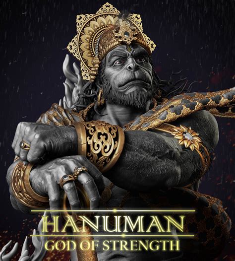 Zbrush Model God Hanuman By Gaurav Kumar 4