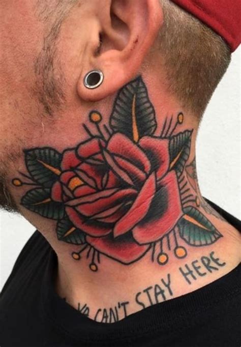 215 Trendy Neck Tattoos You Must See