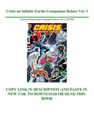 Crisis On Infinite Earths Companion Deluxe Vol 3 Full Pdf