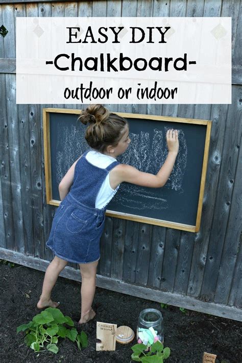 How To Make A Diy Chalkboard Outdoor Or Indoor Nesting With Grace