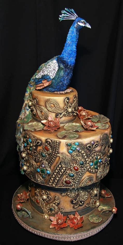 See what simone kiely (simonetatai) has discovered on pinterest, the world's biggest collection of ideas. Antiqued cake with sugar peacock, jewels, flowers and more ...