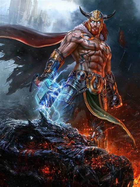 Thor The God Of Thunder In Norse Mythology ~ The Small Library