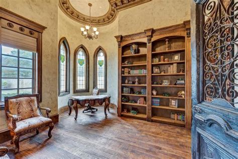 Traditional Home Office With Gothic Details Hgtv