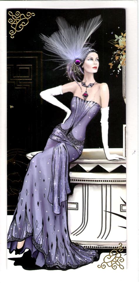Pin By Kathleen Aka Kate Toy On My Handmade Cards Art Deco Fashion