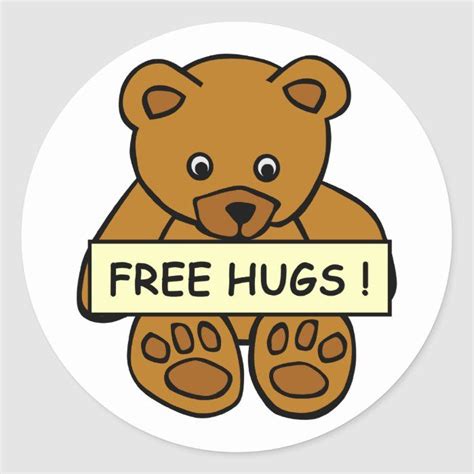 Free Hugs Stickers In 2021 Hug Stickers Free Hugs Hug