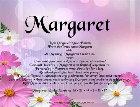 Rtr is a slang term. margaret name meaning | Margaret name, Names with meaning ...