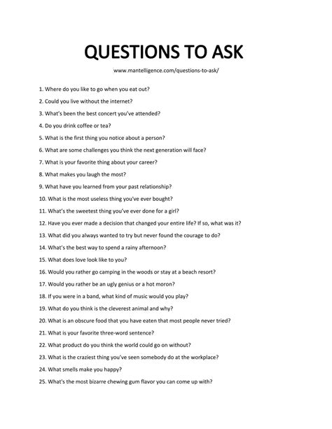 253 Good Questions To Ask The Only List Youll Need In 2020 This