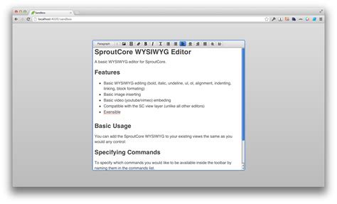 Github Turnitin Rich Text Editor A Rich Text Editor For Sproutcore
