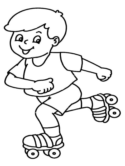 Coloring Page Roller Skate Free Printable Coloring Pages Img Hot Sex