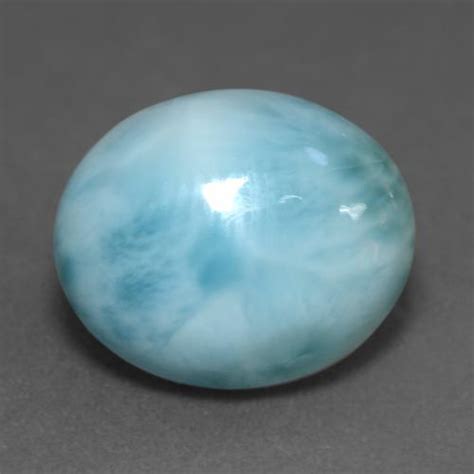 Blue Larimar 46ct Oval From Dominican Republic Gemstone