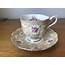 Royal Albert Devonshire Lace Tea Cup And Saucer Brown Pink Roses 