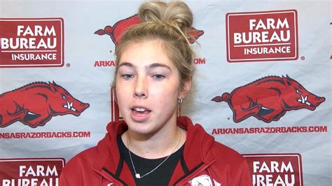 Danielle Gibson Previews Arkansas 2020 Season YouTube