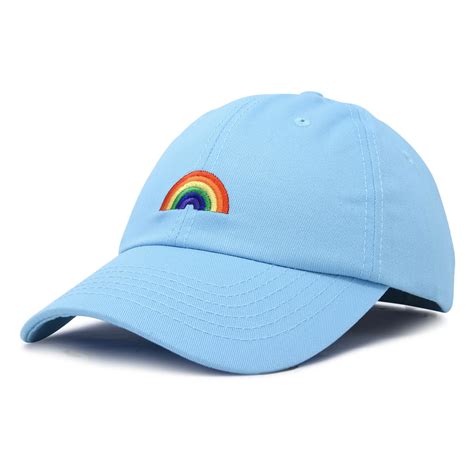 Dalix Rainbow Baseball Cap Womens Hats Cute Hat Soft Cotton Caps In