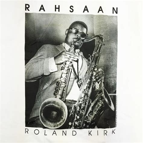 Rahsaan Roland Kirk Double Saxophone Vintage T Shirt 1993 Sorry