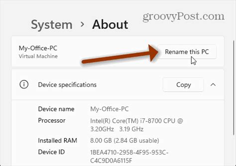How To Rename Pc In Windows 11