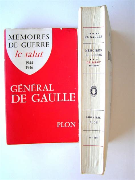 Général Charles De Gaulle Mémoires De Guerre Complet En Trois