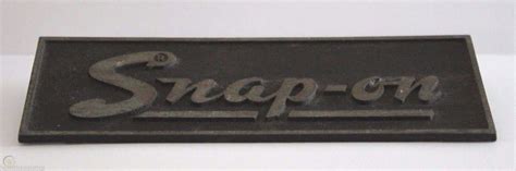 New Set Of 2 Snap On Vintage Tool Box Handle Decal Emblem Stickers