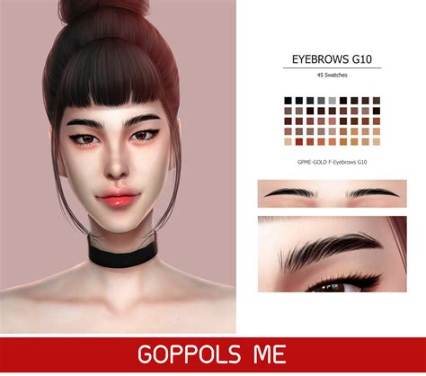 Goppols Me Gpme Gold F Eyebrows G10 Download Hq Mod