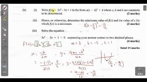 This page contains links to past papers on exam board websites. CSEC CXC Maths Past Paper 2 Question 9b January 2013 Exam Solutions. ACT Math, SAT Math, - YouTube