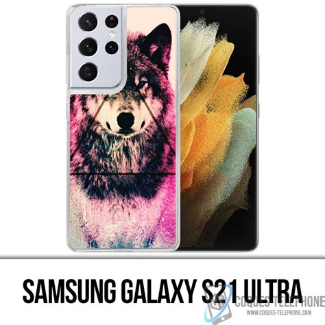 Samsung Galaxy S21 Ultra Case Triangle Wolf