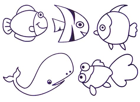 Sea Animals Drawing At Explore Collection Of Sea