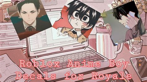 Roblox Anime Boy Roblox Decals For Royale High And Bloxburg Etc My
