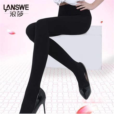 Lanswe High Qulity Micro Pressure Slim Women Tights 1000d Lady Solid Sexy Brand Pantyhose