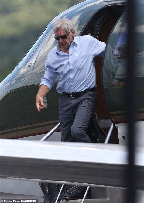 Harrison Ford And Calista Flockhart Fly Son Liam Flockhart Ford To