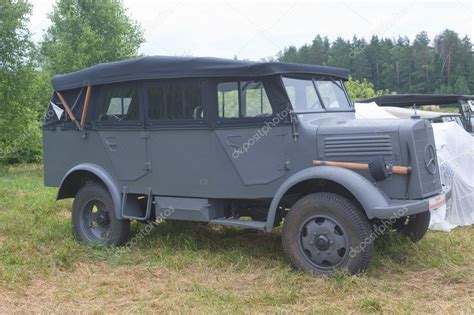 German Old Car Mercedes Benz L 1500a Kfz70 Side View The 3rd